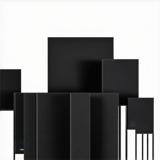 Close-up of modern acoustic panels with embedded sensors illustrating adaptive sound control
