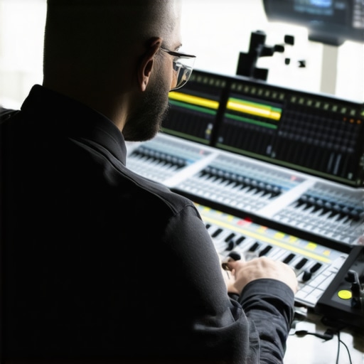 Spectral Editing in Action Audio engineer using spectral editing software to refine sound quality