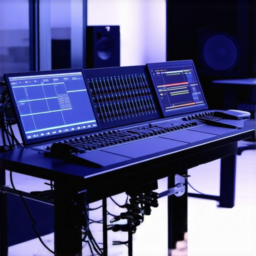 State-of-the-Art Editing Suite with AI Integration Modern editing studio with AI tools and high-end hardware