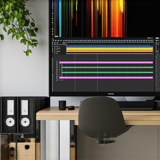 Why you should use a vertical monitor for your audio timeline