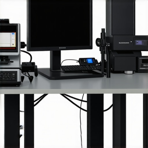 Advanced Color Calibration Laboratory Professional color calibration setup with spectrophotometers and calibrated monitors
