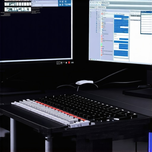 Studio setup featuring control surface and calibrated monitor for professional editing.
