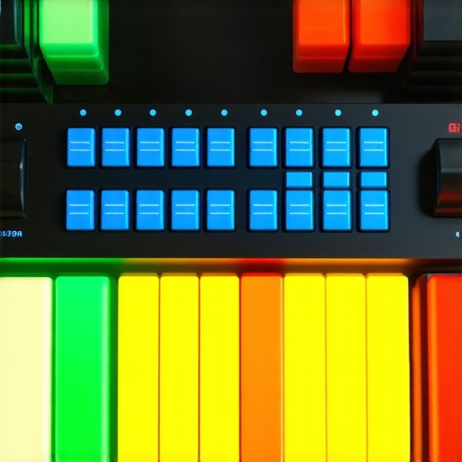 Advanced Editing Setup with Modular Controls A modern professional editing station with customizable control panels and tactile interfaces.