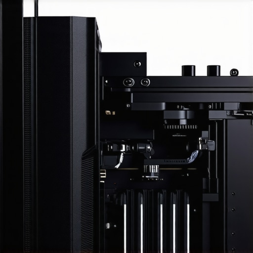 Advanced Liquid Cooling System in Editing Rig A high-performance editing computer equipped with a custom liquid cooling system.
