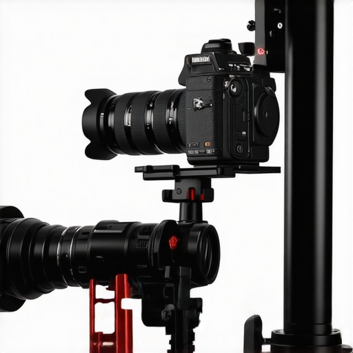 Studio with professional stabilization hardware and software