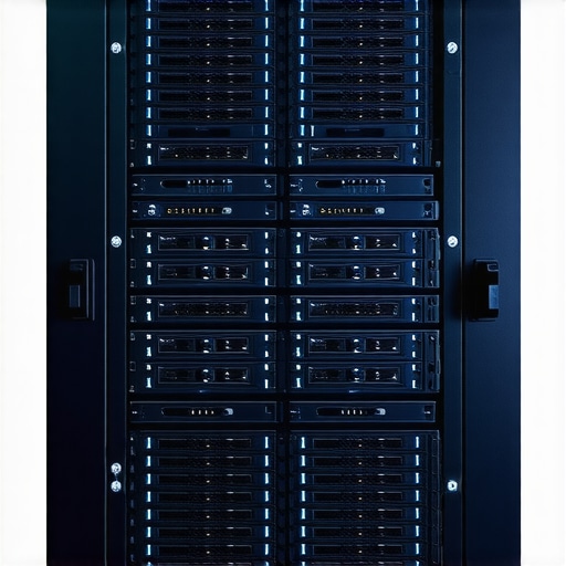 Advanced Storage Network Architecture Illustration of a scalable storage and high-speed network setup for professional editing environment.