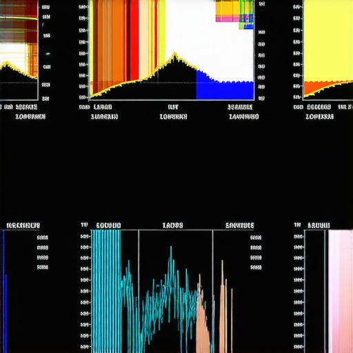 A professional color grading monitor showing color scopes and waveform monitors for precise sensor matching.