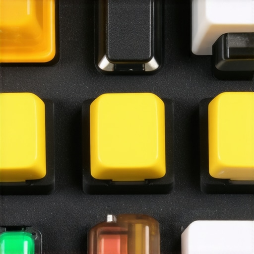 Customized Silent Mechanical Keyboard Switches with Damping Close-up view of dampened, lubricated keyboard switches for silent operation