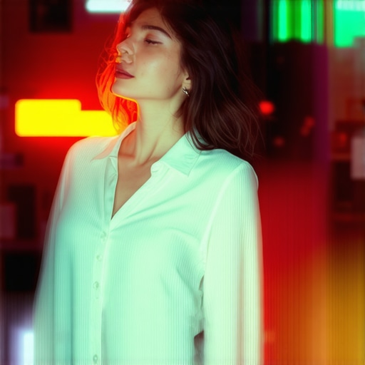 Illustration of creative scene transition effects using motion blur and light leaks