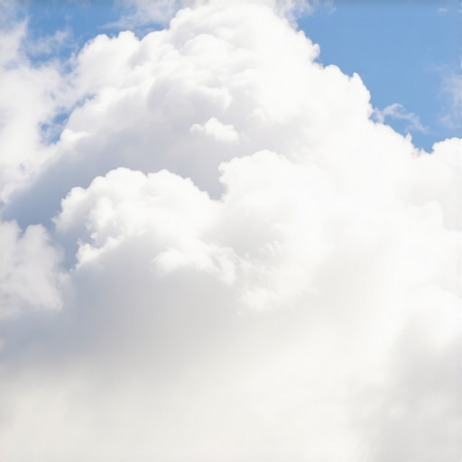 A majestic sky filled with detailed clouds captured with HDR techniques