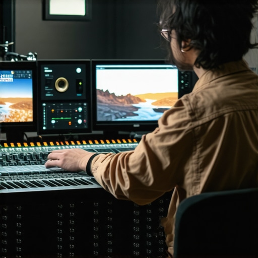 Expert Editor Achieving Seamless Cuts A professional video editor working on a timeline with smooth transitions and minimal disruptions.