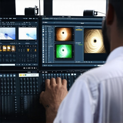 Expert Keyframing Techniques in Video Editing A digital illustration showing a video editing timeline with detailed keyframe adjustments