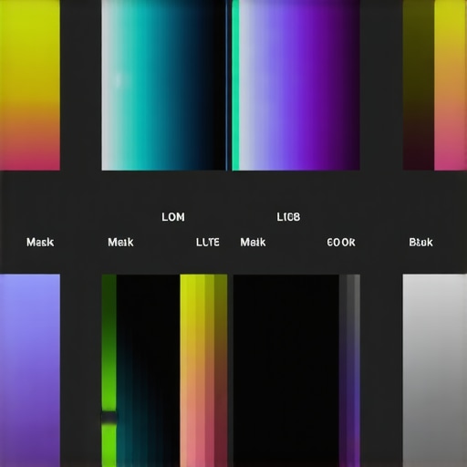 Visual of advanced color grading layers in editing software