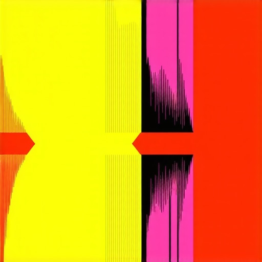 Diagram illustrating multi-layered audio components creating a seamless scene transition.