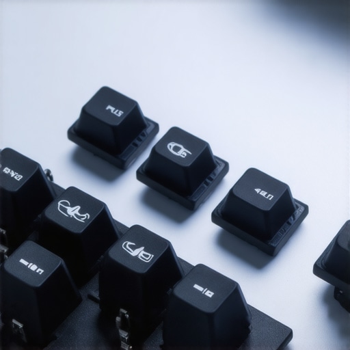 Silent Mechanical Keyboard Mods Close-up view of dampened mechanical keyboard switches with soundproof features.