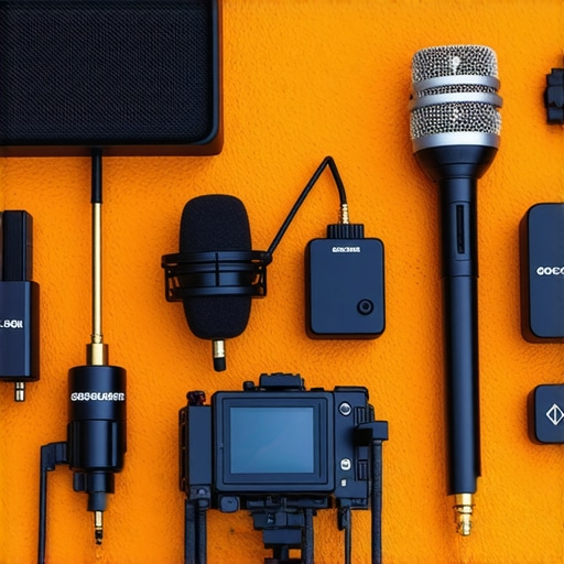 Smart Wind Noise Management System Outdoor audio recording equipment integrated with environmental sensors and AI technology