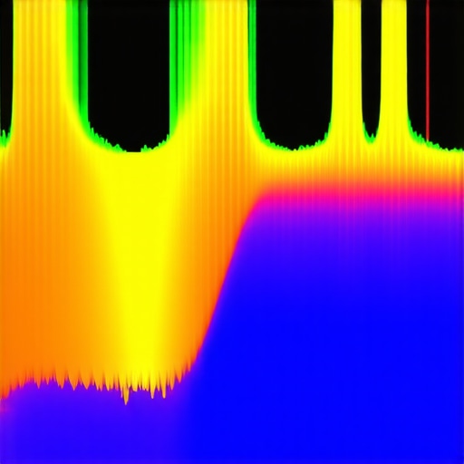 Spectral Analysis for Noise Removal Detailed spectral display highlighting interference frequencies in audio