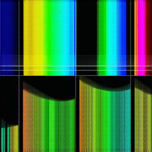 Spectral Imaging in Professional Color Correction Spectral imaging sensors capturing detailed spectral data for advanced color correction