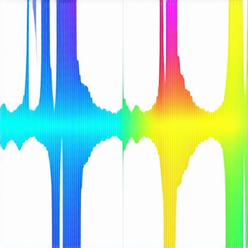 Spectral Phase Analysis Visual Colorful spectral phase analysis graph showing frequency-specific phase discrepancies.