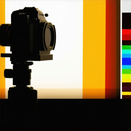 Spectral Profiling Equipment for Precision Color Calibration Hyperspectral camera analyzing light spectra for advanced color matching