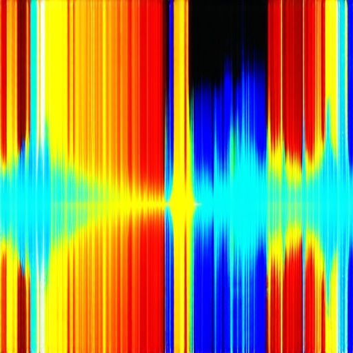 Spectral View of Vocal Microdynamics Close-up spectral analysis highlighting subtle pitch fluctuations and volume micro-variations within a vocal track.