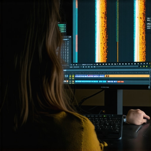Professional video editor utilizing AI generative tools to expand frame boundaries for social media export.