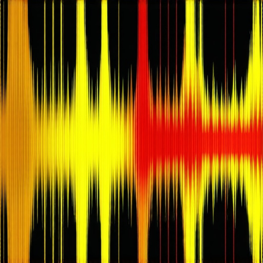 A digital audio workstation screen showing spectral frequency analysis of wind noise.