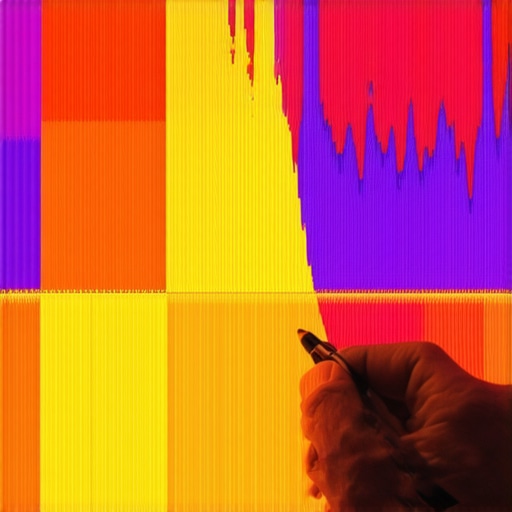 Close up of a professional audio spectral repair interface showing frequency heatmaps for surgical noise removal