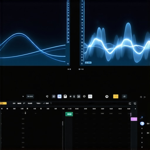 Editor adjusting temporal curves on a professional video timeline