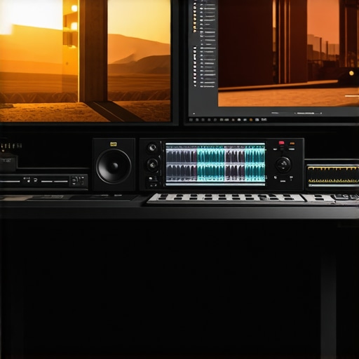 Comparison of professional cinematic motion blur and artificial motion interpolation on a studio monitor.