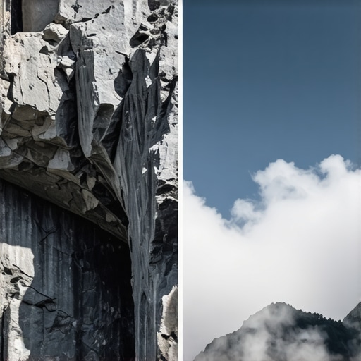 Close up comparison of sterile digital video versus organic cinematic grain