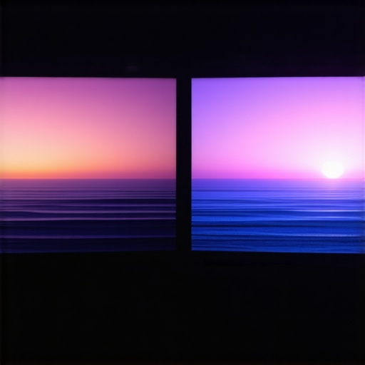 Visual demonstration of color banding artifacts in 8-bit video versus smooth 10-bit gradients.