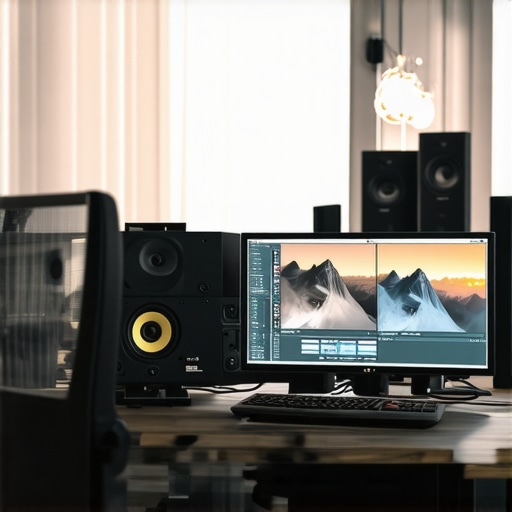 A side-by-side comparison of digital video footage and film-emulated color grading on a professional monitor.