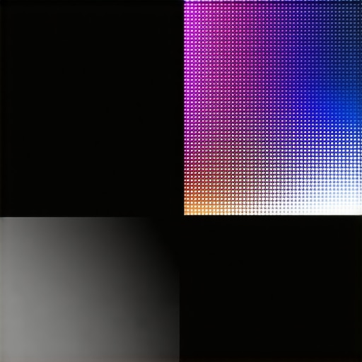 Split screen showing smooth shadow gradients versus heavily pixelated compression artifacts