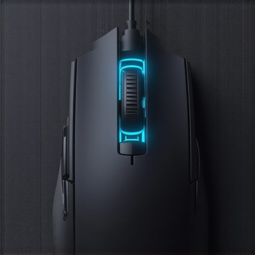 A macro view of a high-end mouse optical sensor demonstrating the precision technology used in professional editing hardware.