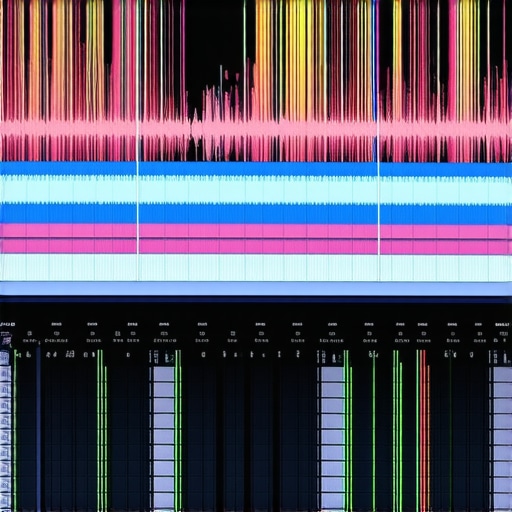 A detailed view of a spectrogram in audio editing software showing surgical removal of mouth clicks and transient artifacts.