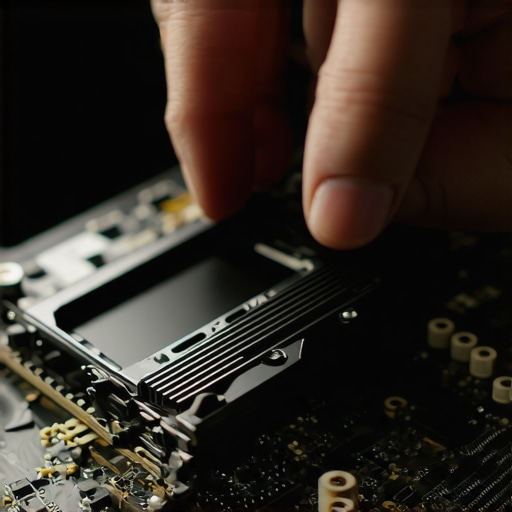 Professional NVMe SSD installation for 8K video editing cache