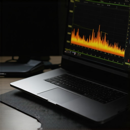 Laptop cooling setup for video editing workstation with external monitor