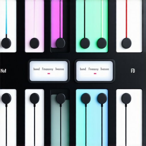 Multiband compressor plugin interface showing frequency crossovers