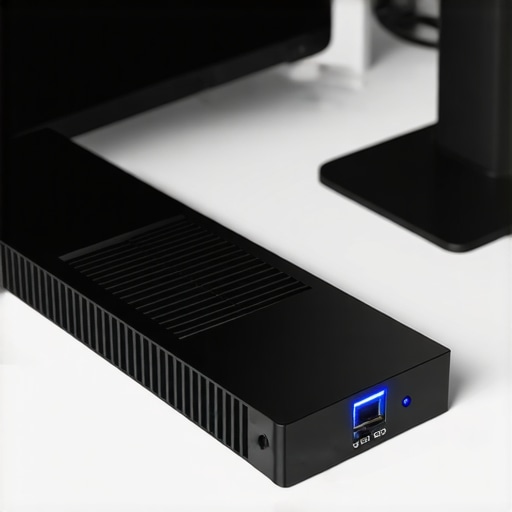 High-speed external SSD enclosure for 8K video editing cache management