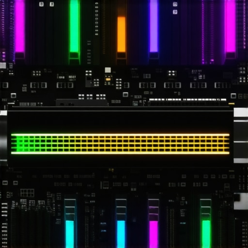 High-performance RAM and NVMe SSDs installed in a professional video editing PC.