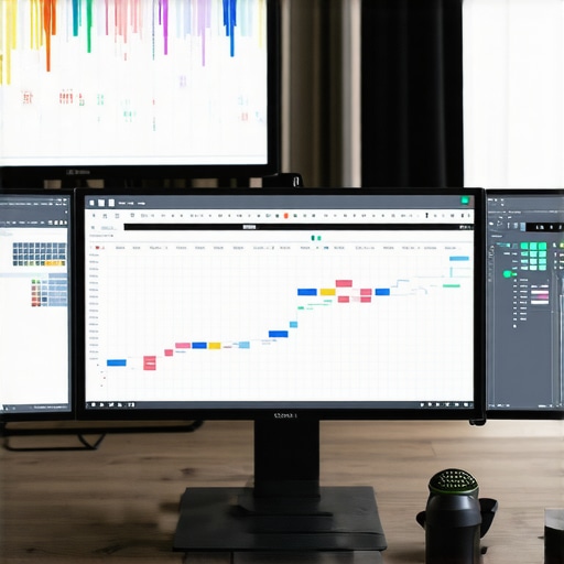 Professional editing workstation monitoring system resources during a high-resolution video export.