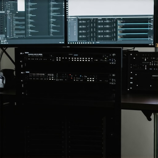 High-speed external SSDs and hardware on a video editor's desk
