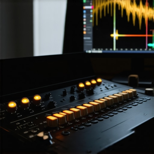 A high-end color grading console used for precise video editing and gamut management.