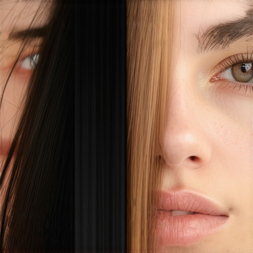 A comparison of poor versus professional edge masking techniques in digital depth editing.