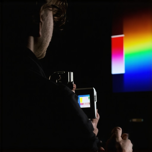 Professional Monitor Calibration for Photo Editing A colorimeter device attached to a computer screen for hardware calibration.
