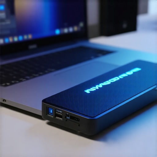 Professional NVMe SSD Drive for Video Editing Cache Dedicated external SSD drive used for video editing scratch disk and rendering cache