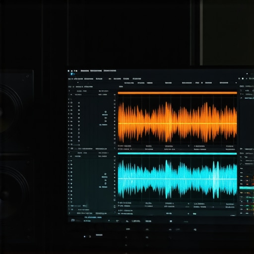 A high-end monitor used for color grading showing the nuances of shadow integrity and waveform data.