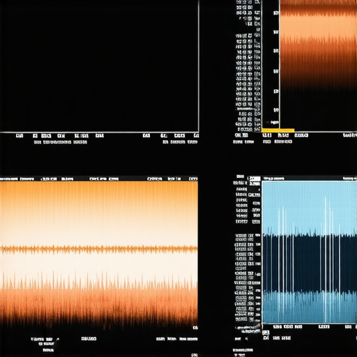 Professional grading monitor displaying dark cinematic shadows alongside active waveform and vectorscope monitors in a colorist suite.