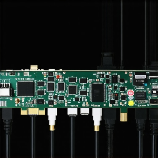 Dedicated video output card and SDI cables for accurate color grading monitoring